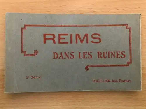 Reims - Reims dans les Ruines - Booklet 12 CPA -S219