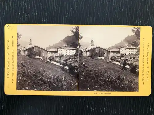 Achenwald - Photo auf dickem Karton - Stereokarte -S264