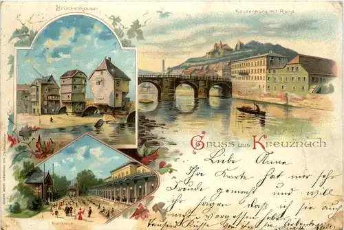 Gruss aus Kreuznach - Litho -73412