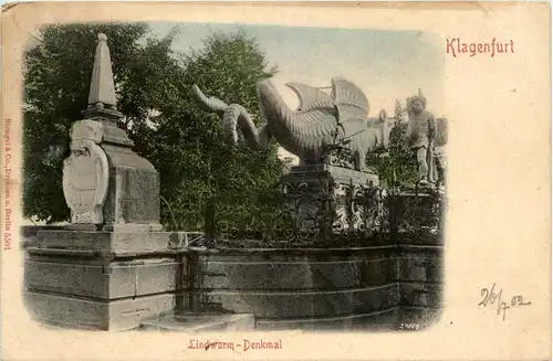 Klagenfurt, Lindwurm-Denkmal -352802
