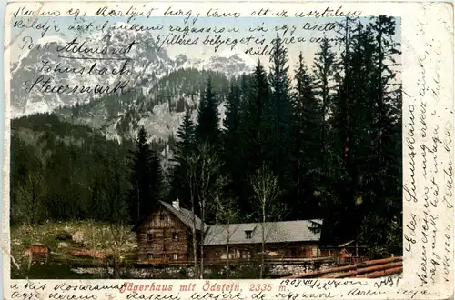 Jägerhaus mit ödstein -354832