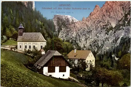 Gesäuse, johnsbach mit dem grossen Buchstein -354858