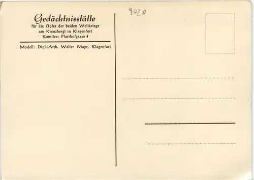 Klagenfurt, Gedächtnisstätte am Kreuzberg -354892