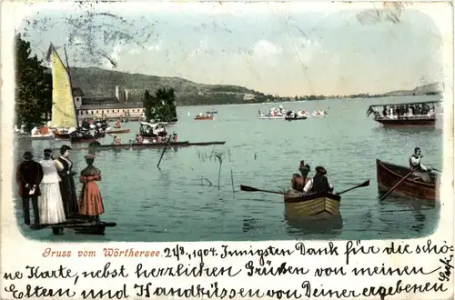 Klagenfurt, Gruss vom Wörthersee -354878