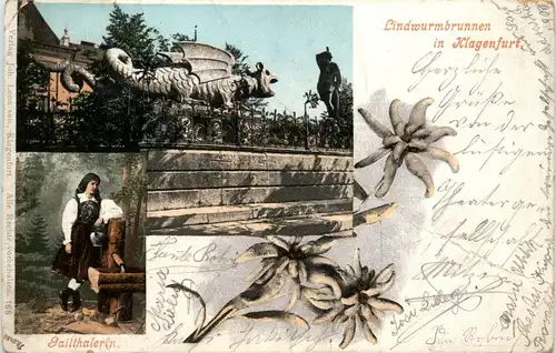 Klagenfurt, Lindwurmbrunnen -355038