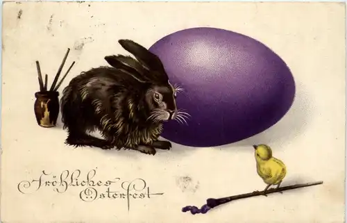 Ostern - Hase mit Ei -422464