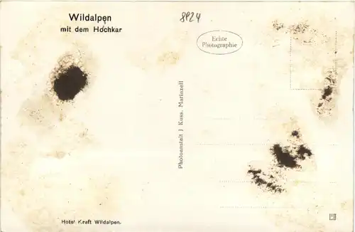 Wildalpen mit Hochkar -353162