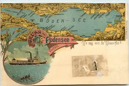 Gruss vom Bodensee - Litho -73610