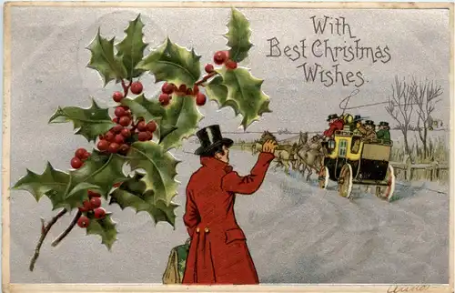 Christmas Wisches - Prägekarte -422774