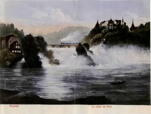 Schafhausen Rheinfall - Klappkarte -73700