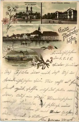 Gruss aus Friedrichshafen - Litho -73594