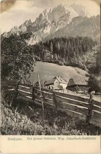 Gesäuse, Der gr. Oedstein. Johnsbach-hesshütte -353542