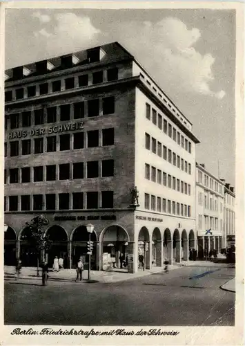 Berlin - Friedrichstrasse mit Haus der Schweiz -423054