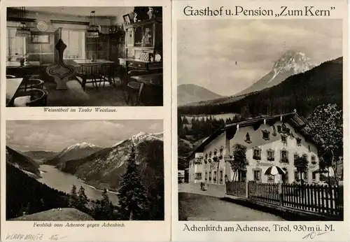 Achenkirch am Achensee - Gasthof Zum Kern - Klappkarte -73694