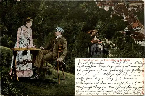 Heidelberg Studentika - Bahnpost -423094