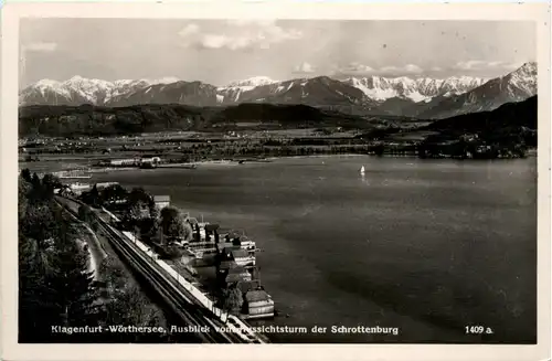 Klagenfurt, Ausblock vom Aussichtsturm der Schrottenburg -353762