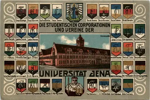Jena - Die Studentischen Corporationen - Studentika -423184