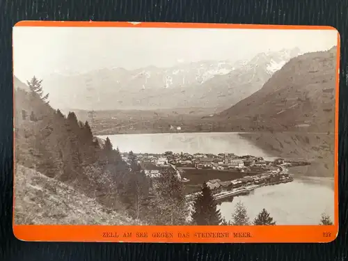 Zell am See - Photo auf dickem Karton - Verlag Würthle & Spinnhirn -S235