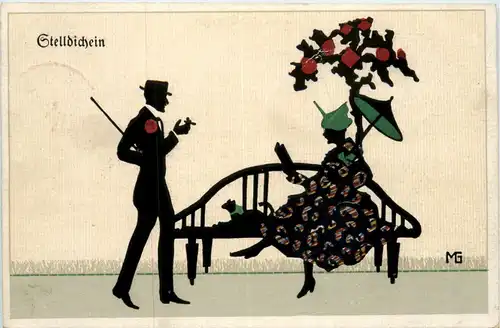 Künstlerkarte Stelldichein -423244