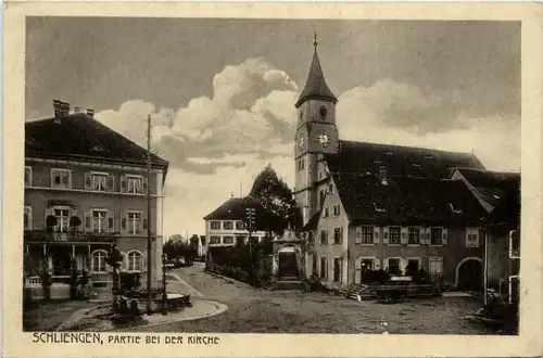 Schliengen - Partie bei der Kirche -293546