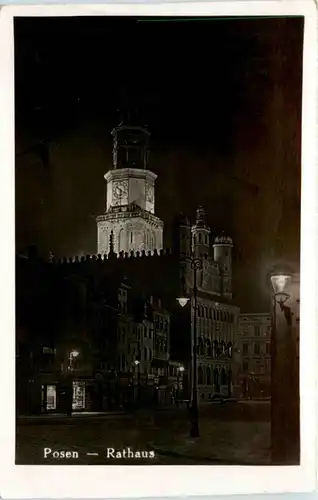 Posen - Rathaus - Feldpost 3. Reich -423324