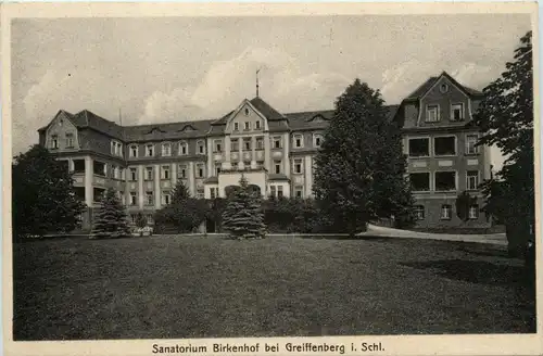 Sanatorium Birkenhof bei Greiffenberg in Schlesien -73672