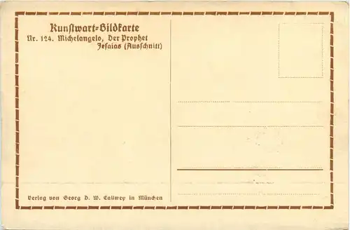 Künstlerkarte Michelangelo -423414