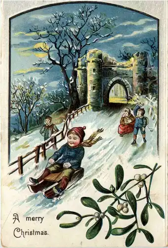 Christmas - Prägekarte -422738
