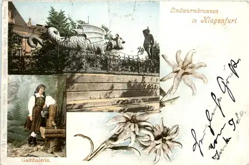 Klagenfurt, Lindwurmbrunnen -354906