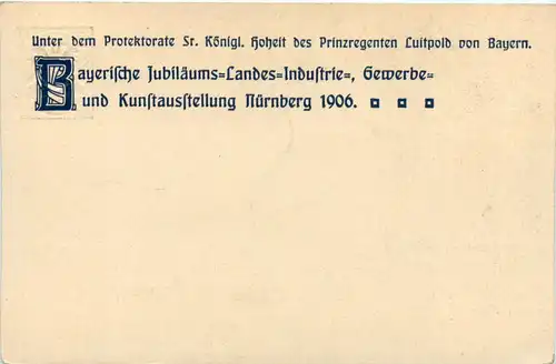 Nürnberg - Industrie und Kunstausstellung 1906 - Ganzsache -423514