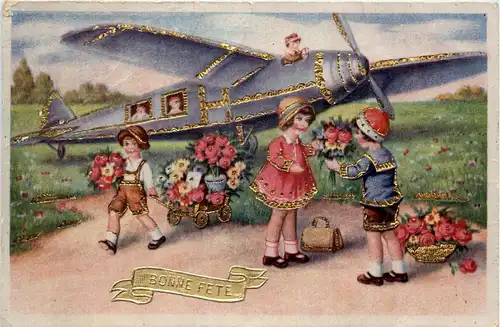 Glückwunsch - Flugzeug -422688