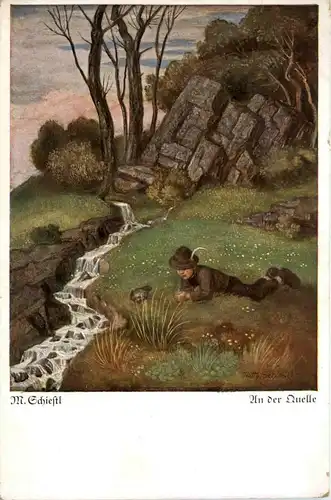 Künstlerkarte Matth. Schiestl -423594