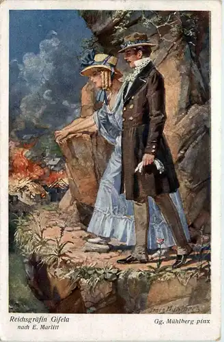 Künstlerkarte Gg. Mühlberg -423614