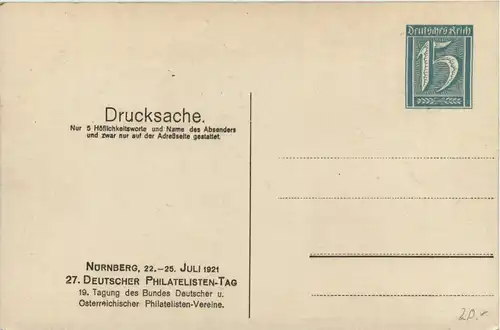 Nürnberg - 27. Deutscher Philatlisten Tag - Ganzsache -423158