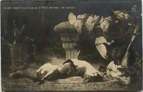 Salon de Paris 1908 - Künstlerkarte Claude -423854