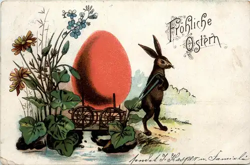 Ostern - Hase mit Ei -422486