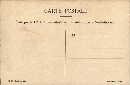 Künstlerkarte Sandoz - Auto Circuits Nord Africains -422586