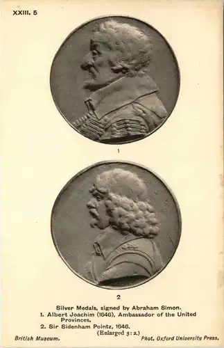 silver medals by Abraham Simon -424700