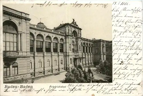 Baden-Baden - Friedrichsbad - Bahnpost -423368