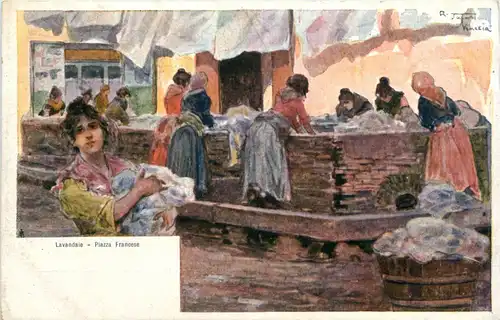 Napoli - Lavandaie Piazza Francese -423558