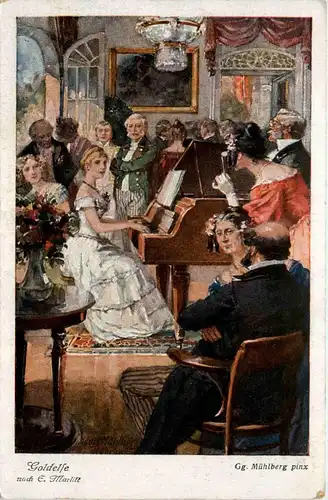 Künstlerkarte Gg. Mühlberg -423618