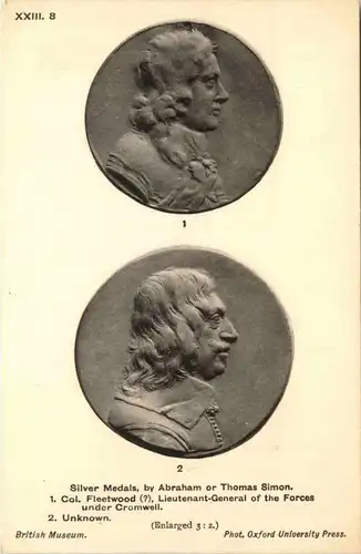 silver medal by Abraham Simon -424692