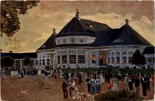 München - Ausstellung 1908 - Haupt-Restaurant - Ganzsache PP15 C142 027 -423488