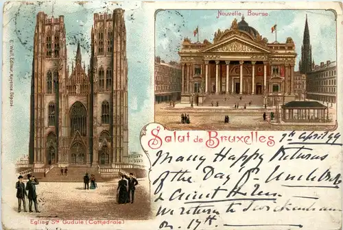 Salut de Bruxelles - Litho -424958