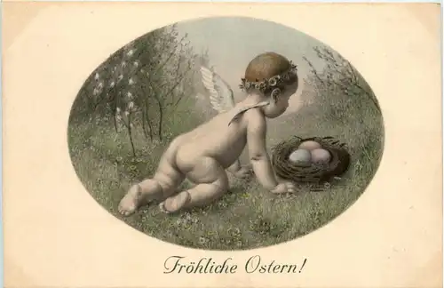 Ostern Künstlerkarte M. M. Vienne - M. Munk -423220