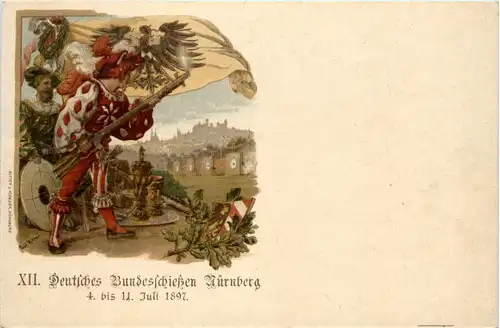 Nürnberg - Bundesschiessen 1897 - PP 7 C1 01 -423502