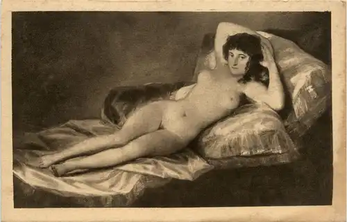 Künstlerkarte Goya - Erotik -425094