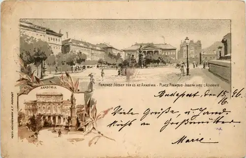 Budapest - Ganzsache - Litho -425046