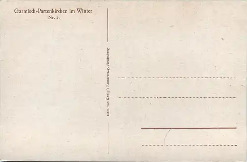 Künstlerkarte Hellmann - Klarer Wintertag -425142