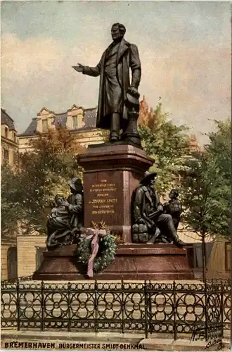 Bremerhaven - Bürgermeister Smidt Denkmal -423782